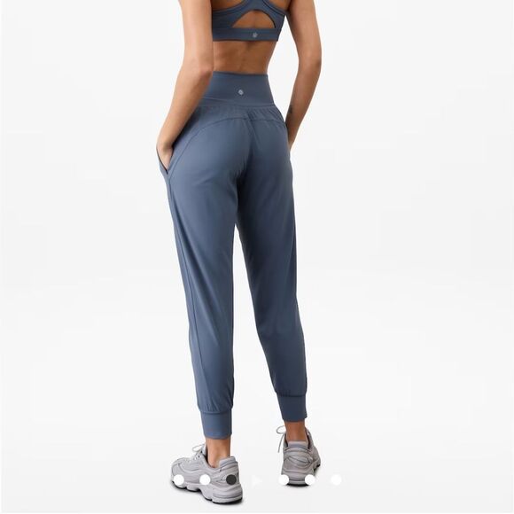 Athleta SALUTATION HIGH RISE JOGGER Blue Size Large - Picture 3 of 9